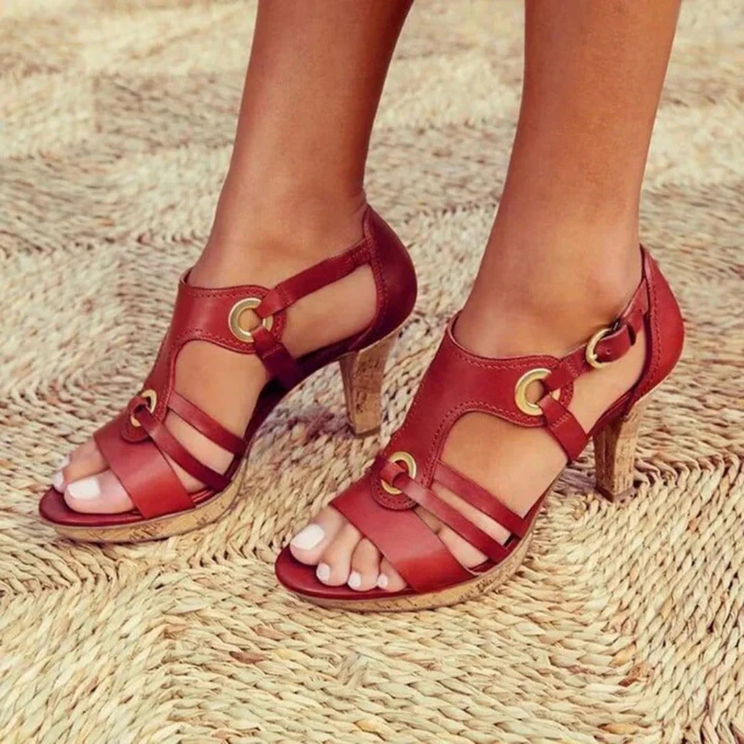 Juliette Monroe Sculpted Sandals - Image 3