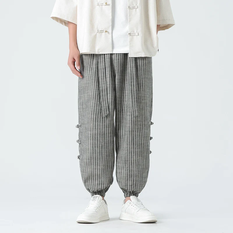 Killua Striped Sweatpants - Image 2