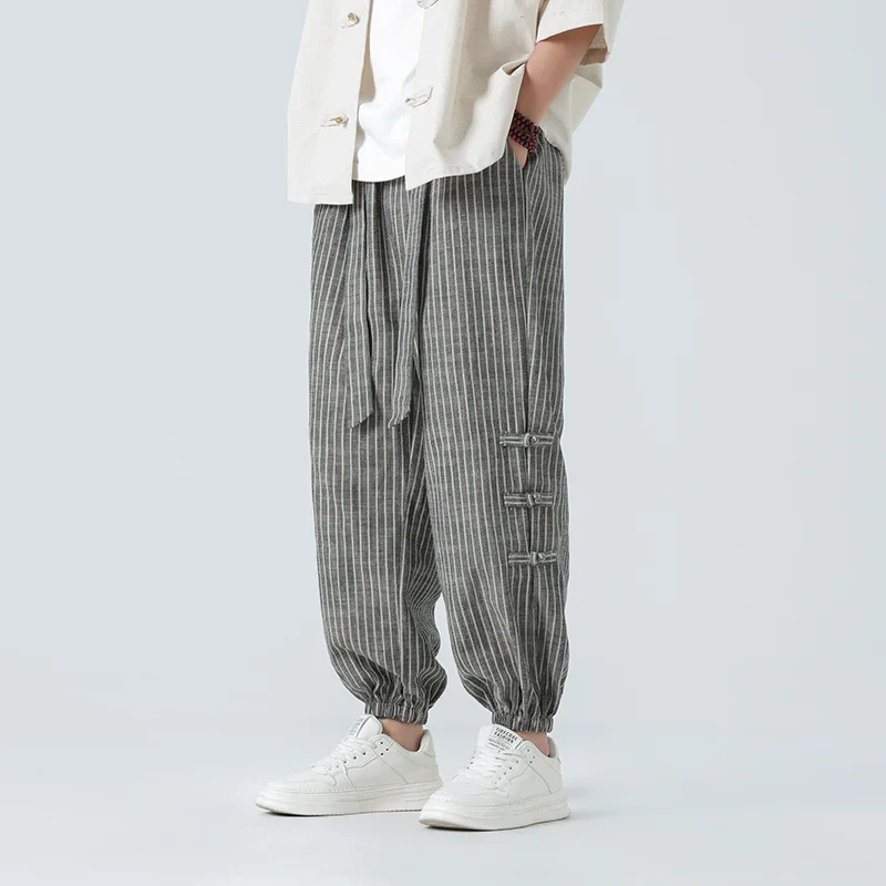 Killua Striped Sweatpants - Image 3