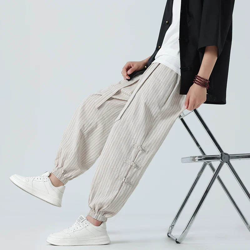 Killua Striped Sweatpants - Image 5