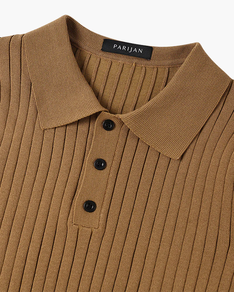 LANGFORD Knitted Polo Shirt - Image 11
