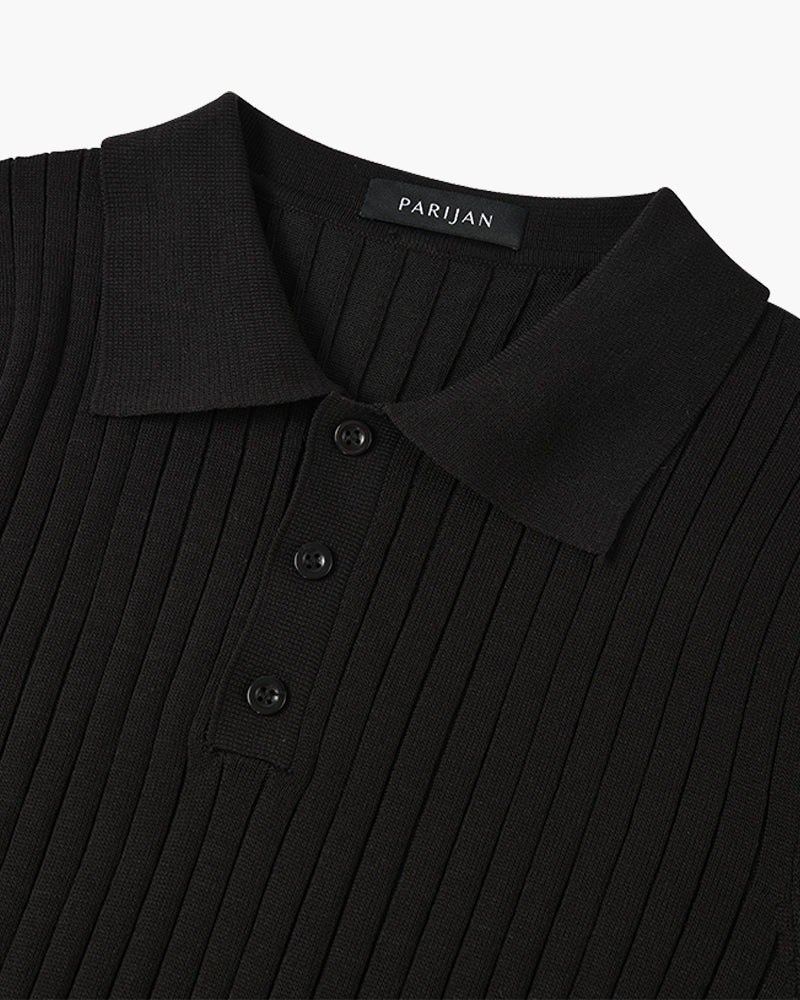 LANGFORD Knitted Polo Shirt - Image 19