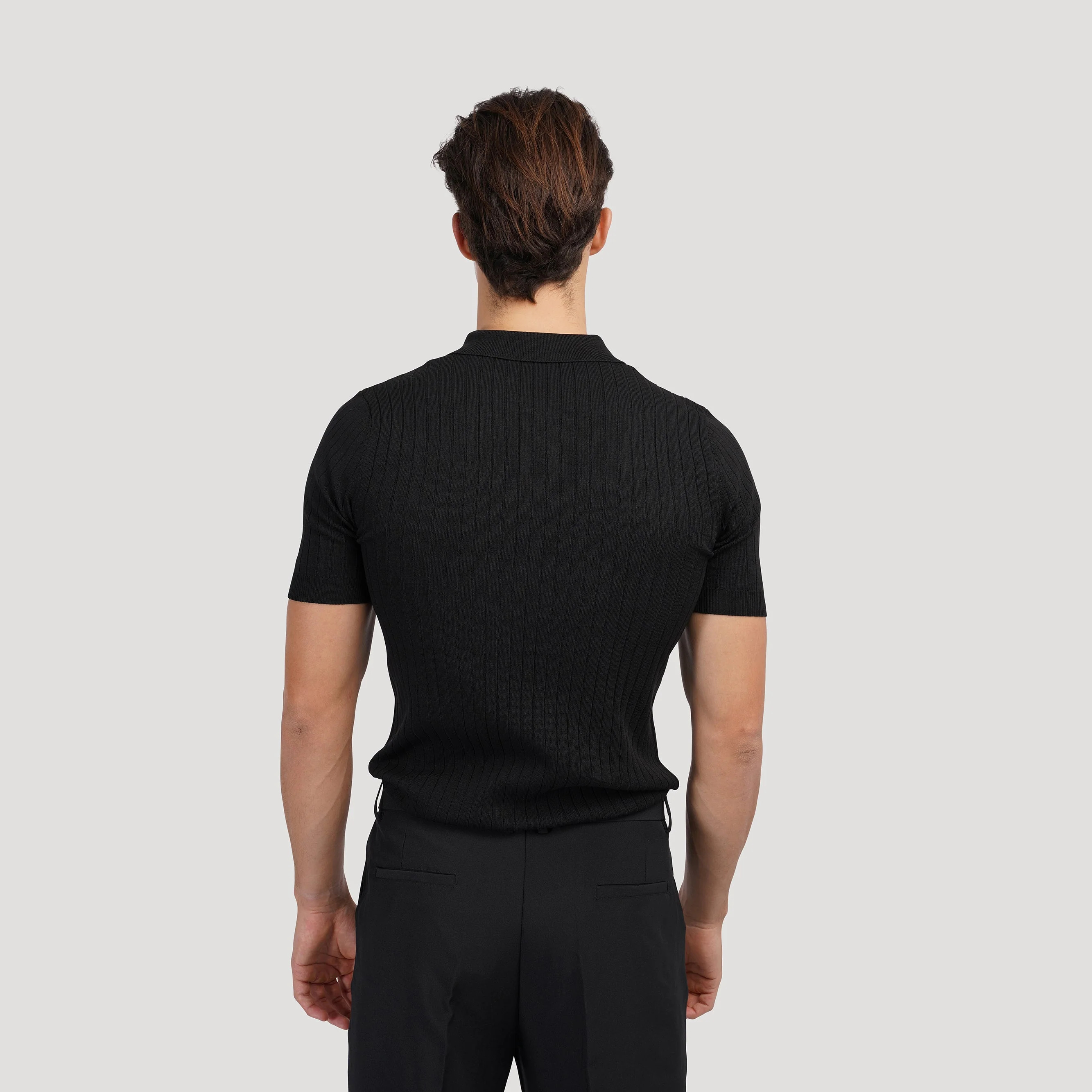 LANGFORD Knitted Polo Shirt - Image 22