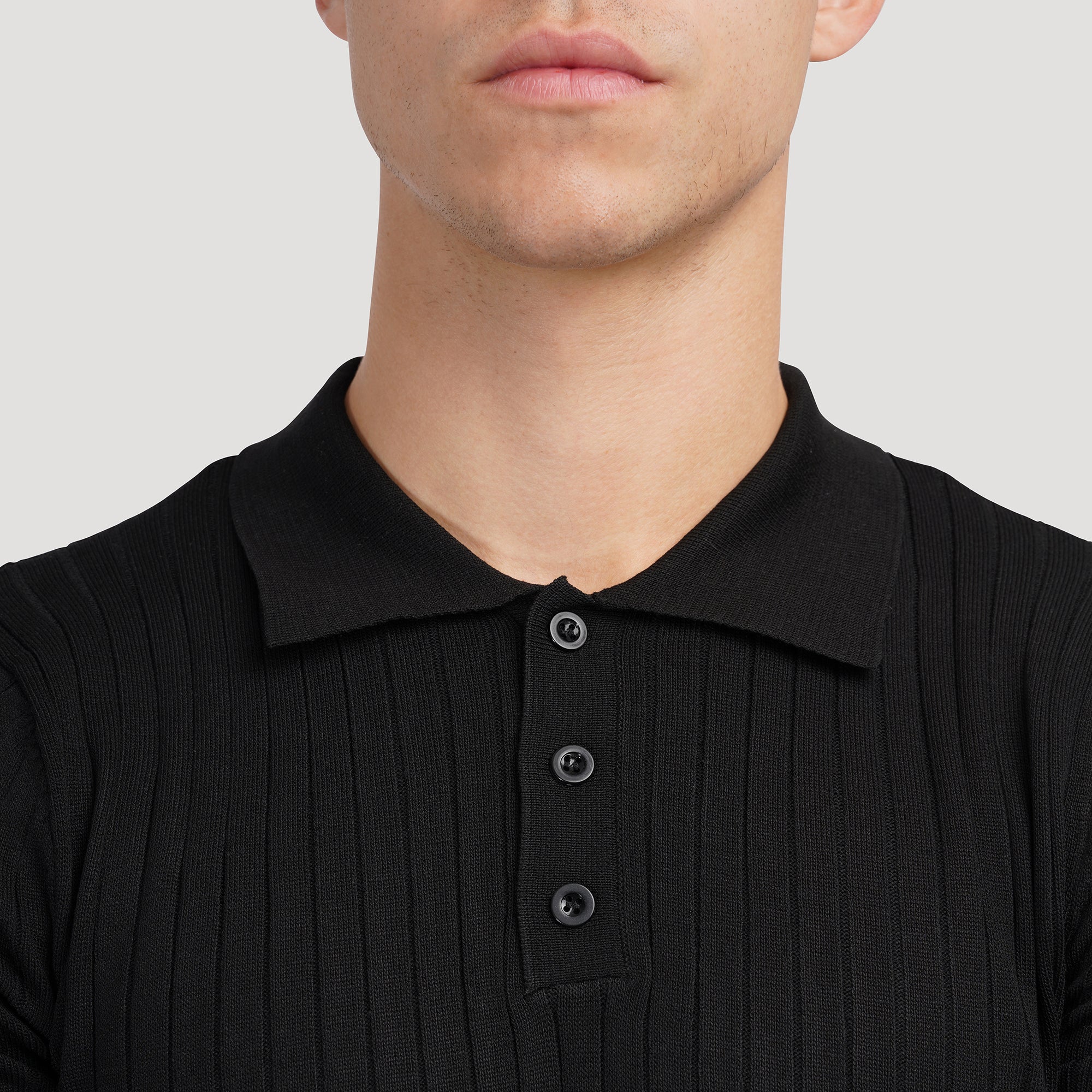 LANGFORD Knitted Polo Shirt - Image 24