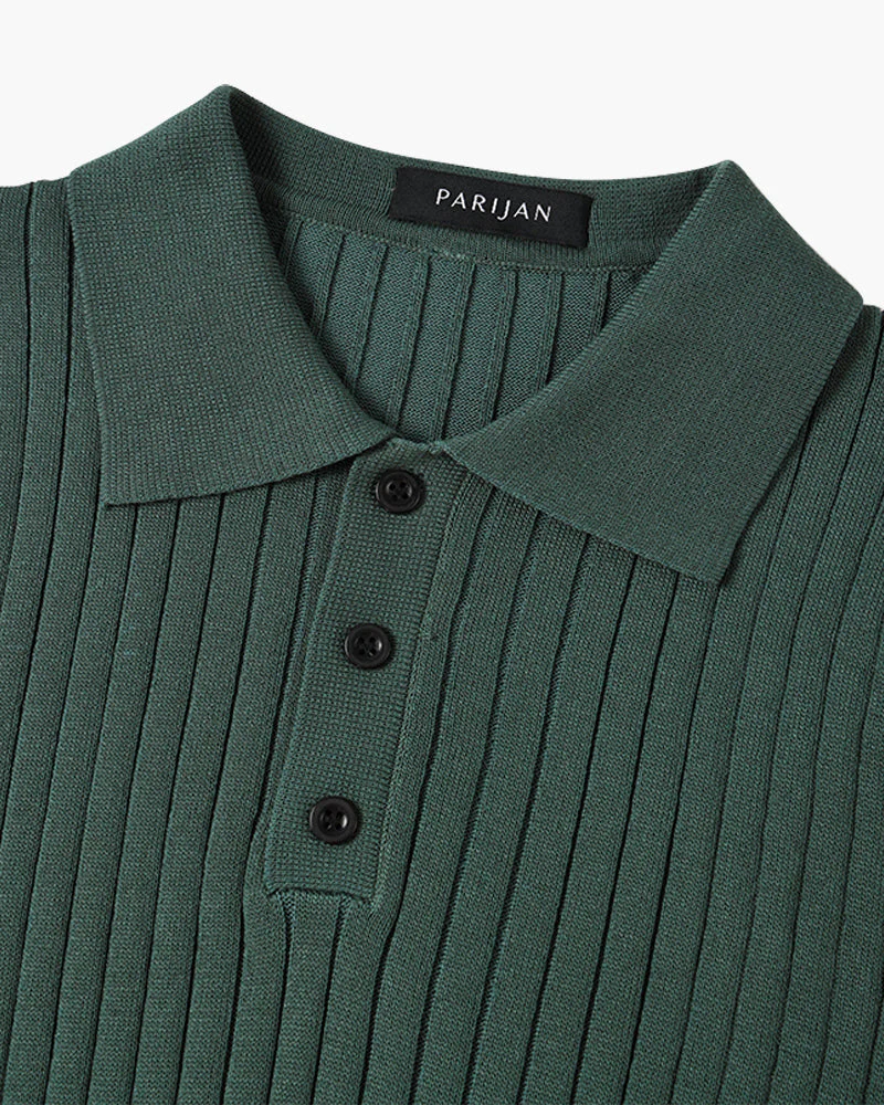 LANGFORD Knitted Polo Shirt - Image 5