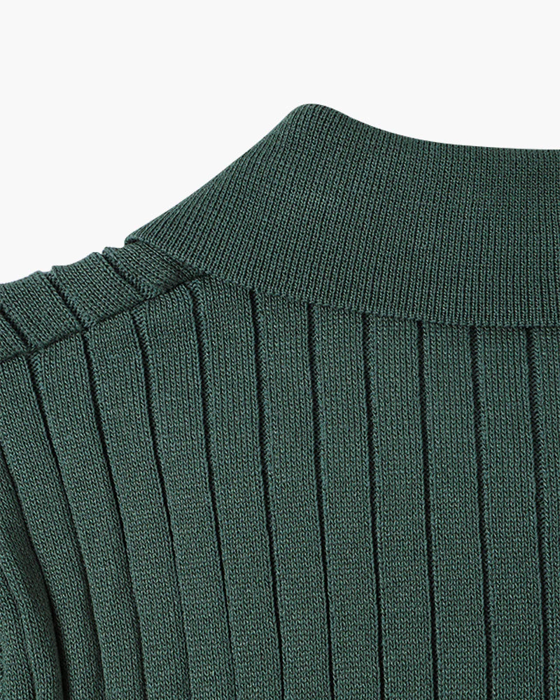 LANGFORD Knitted Polo Shirt - Image 8
