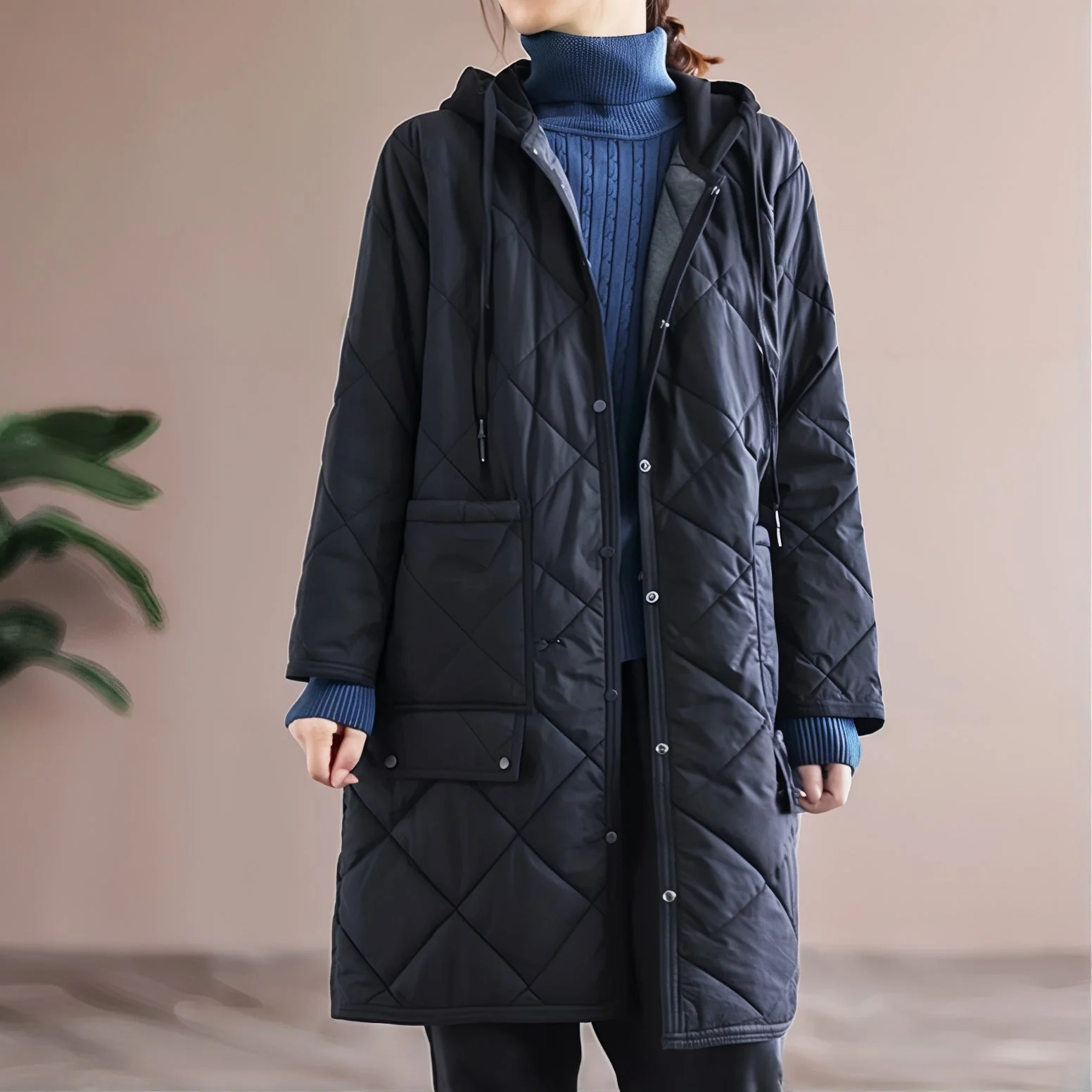 Linda Johnson Diamond Quilted Jacket - Image 3