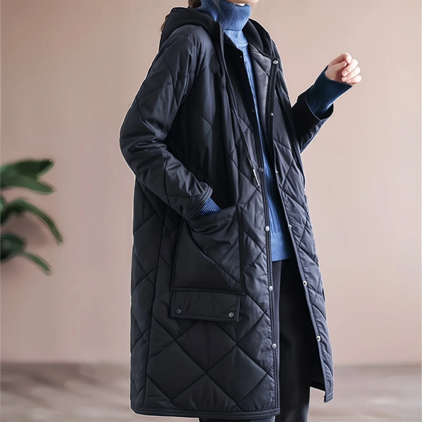 Linda Johnson Diamond Quilted Jacket - Image 4