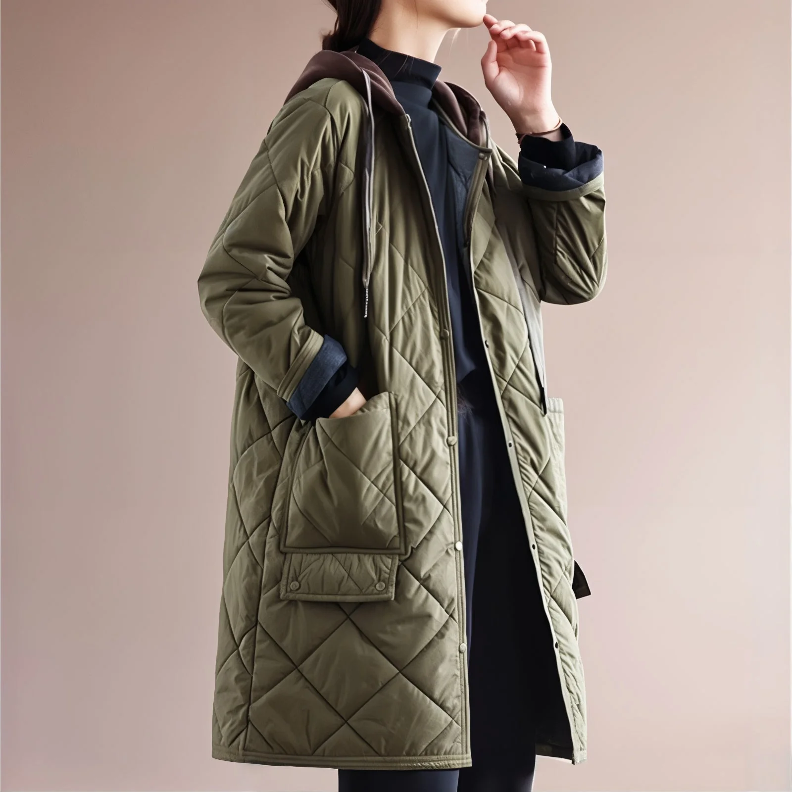 Linda Johnson Diamond Quilted Jacket - Image 6