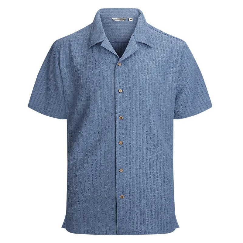 Luca Harrington Textured Shirt - Image 7