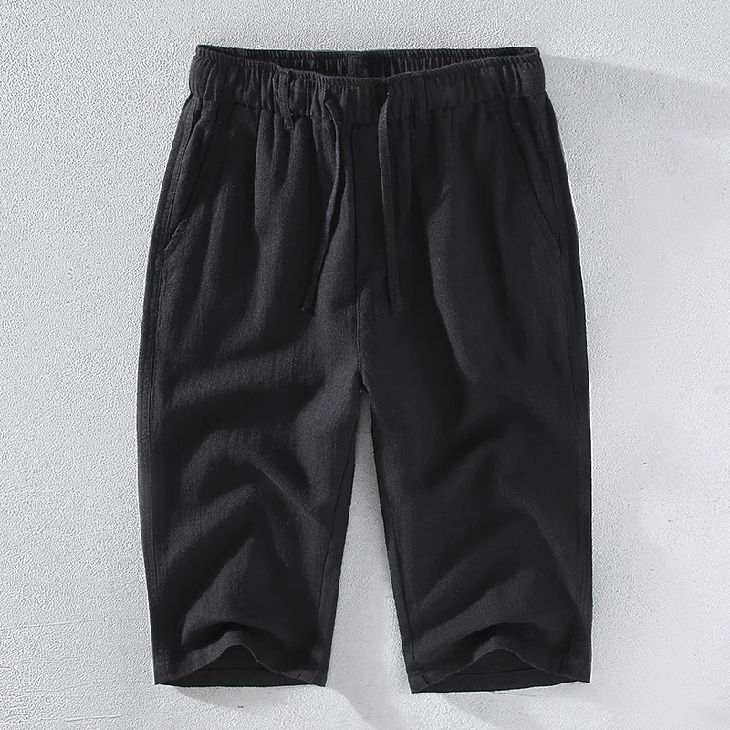 Luca Sterling Linen Shorts - Image 3