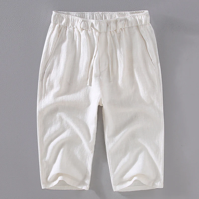 Luca Sterling Linen Shorts - Image 4