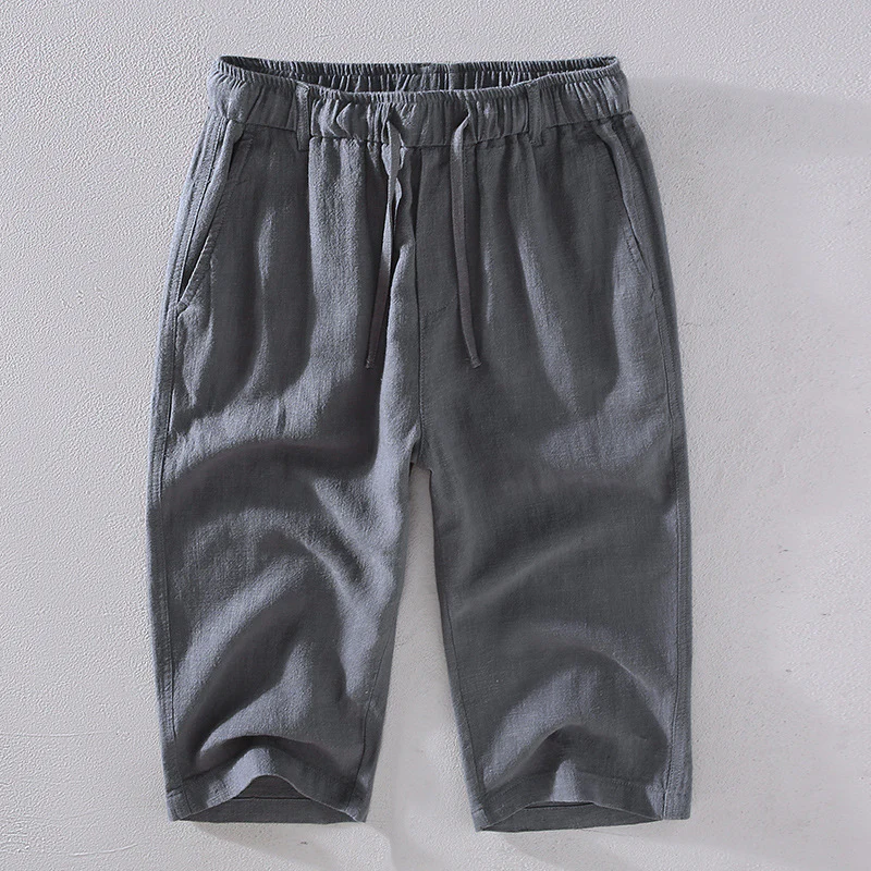 Luca Sterling Linen Shorts - Image 5