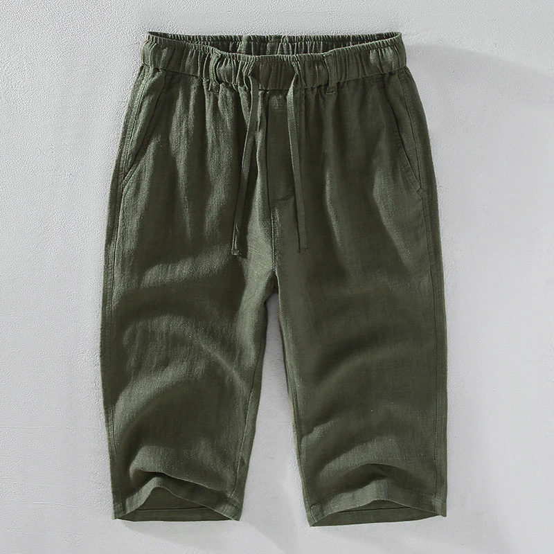Luca Sterling Linen Shorts - Image 7