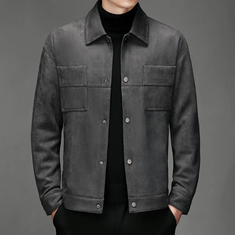 Lucas Bennett Soft Suede Jacket - Image 3