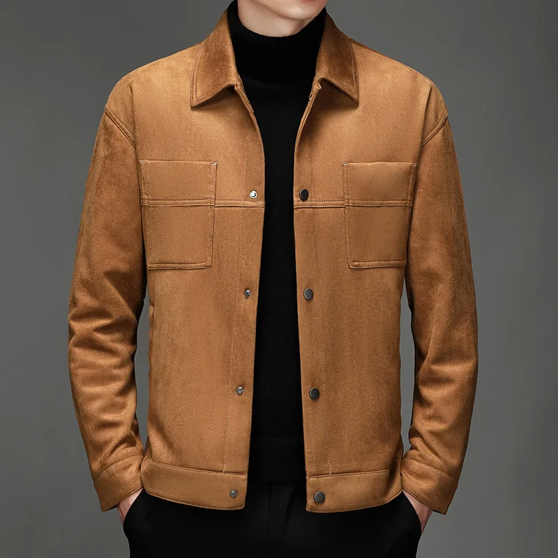 Lucas Bennett Soft Suede Jacket - Image 7
