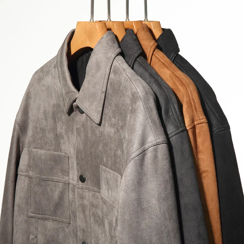 Lucas Bennett Soft Suede Jacket - Image 9