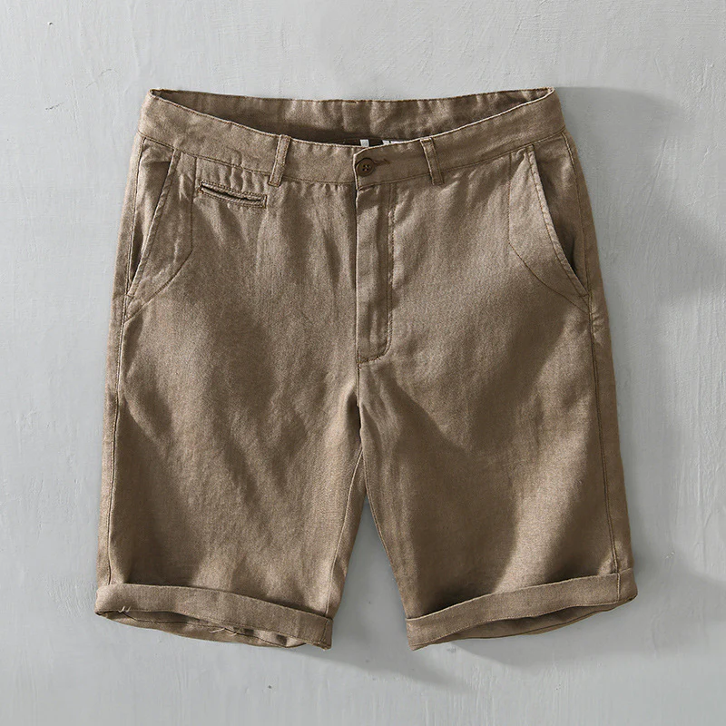 Lucas Carter Linen Shorts - Image 3