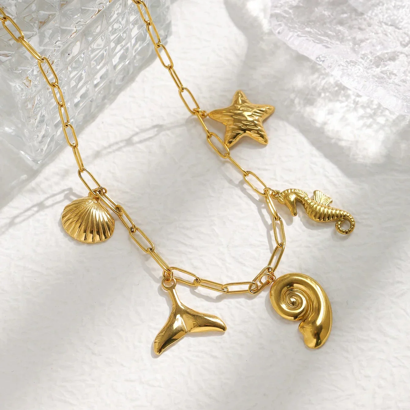 Luna Rose Charm Necklace - Image 5