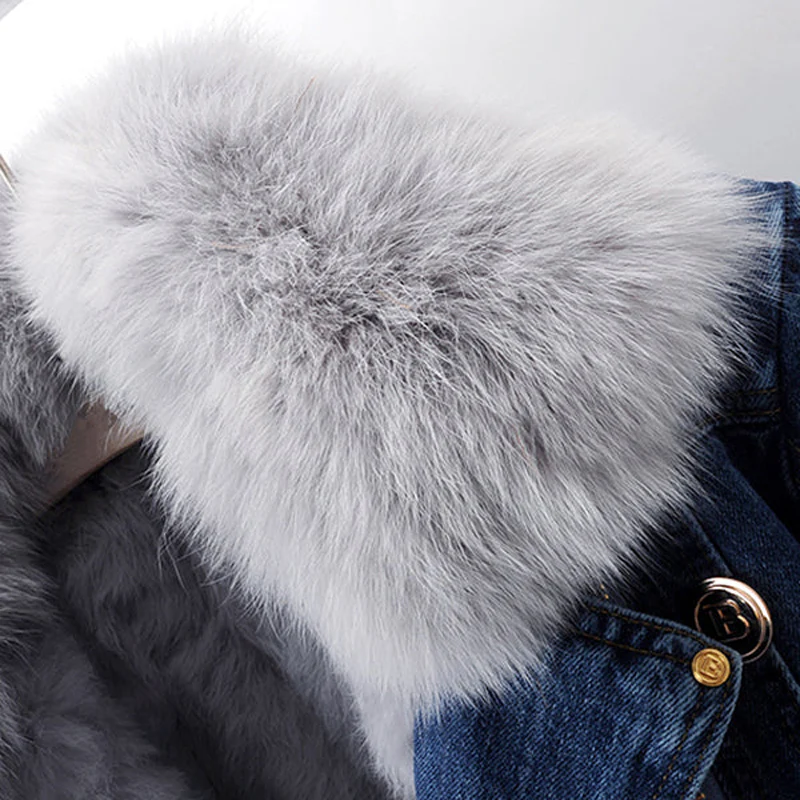 Luna Rose Cropped Denim Coat - Image 4