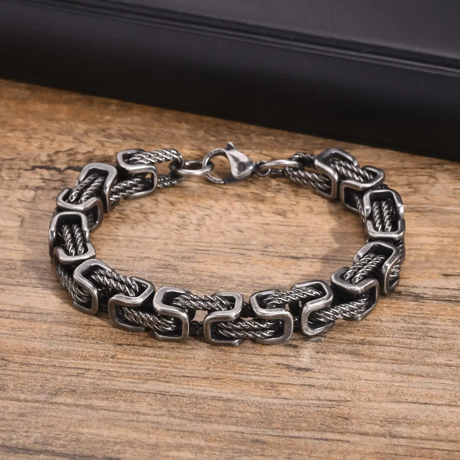 Marc Don Steel Bracelet - Image 2