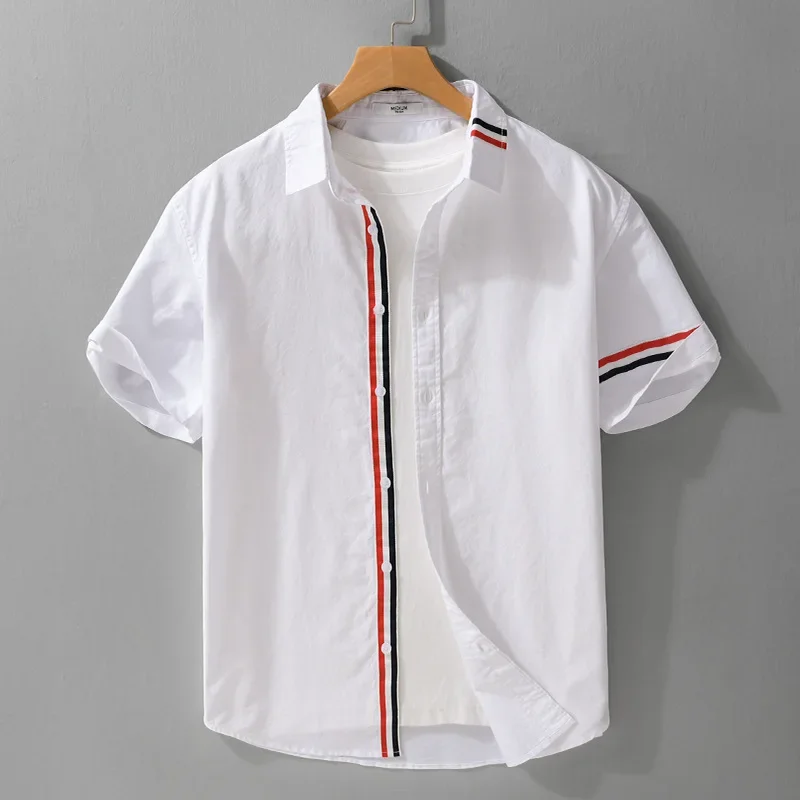 Marc Don Striped Cotton Shirt - Image 3