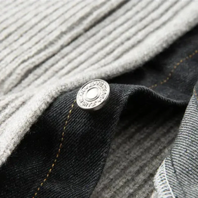 Marcus Merino Denim-Trim Jacket - Image 4