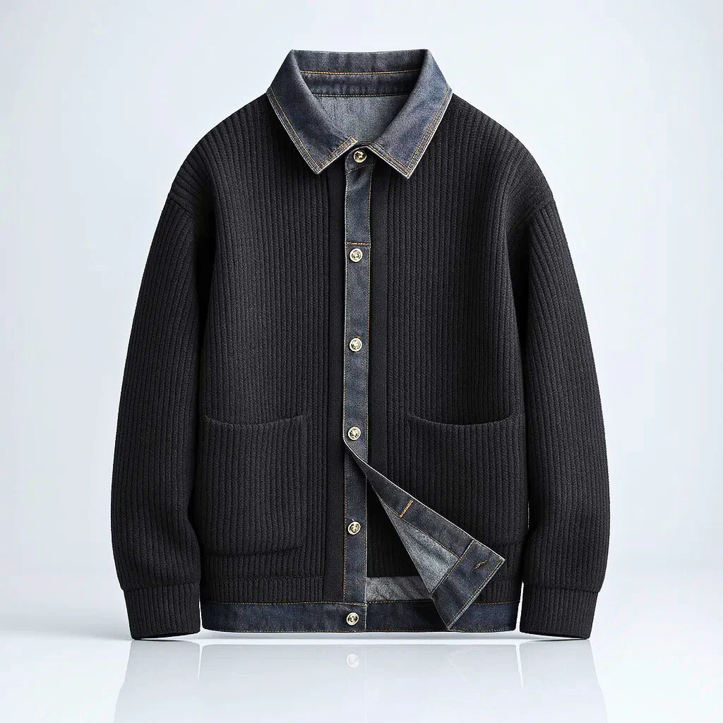 Marcus Merino Denim-Trim Jacket - Image 5