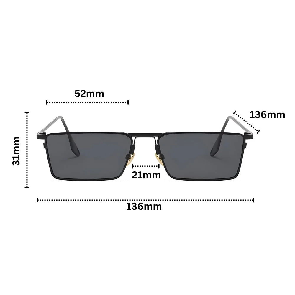 Marcus Square Frame Sunglasses - Image 10