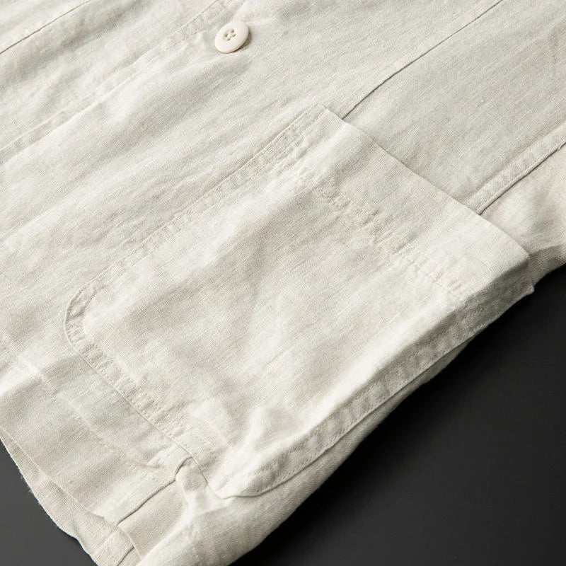 Massimo Don Linen Jacket - Image 3