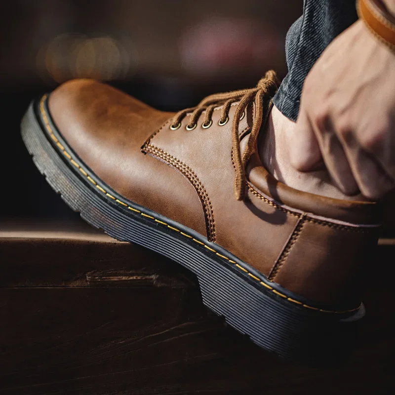 Massimo Genuine Leather Boots - Image 5