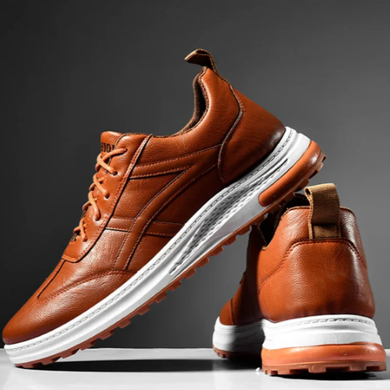 Massimo Handmade Leather Sneakers - Image 3