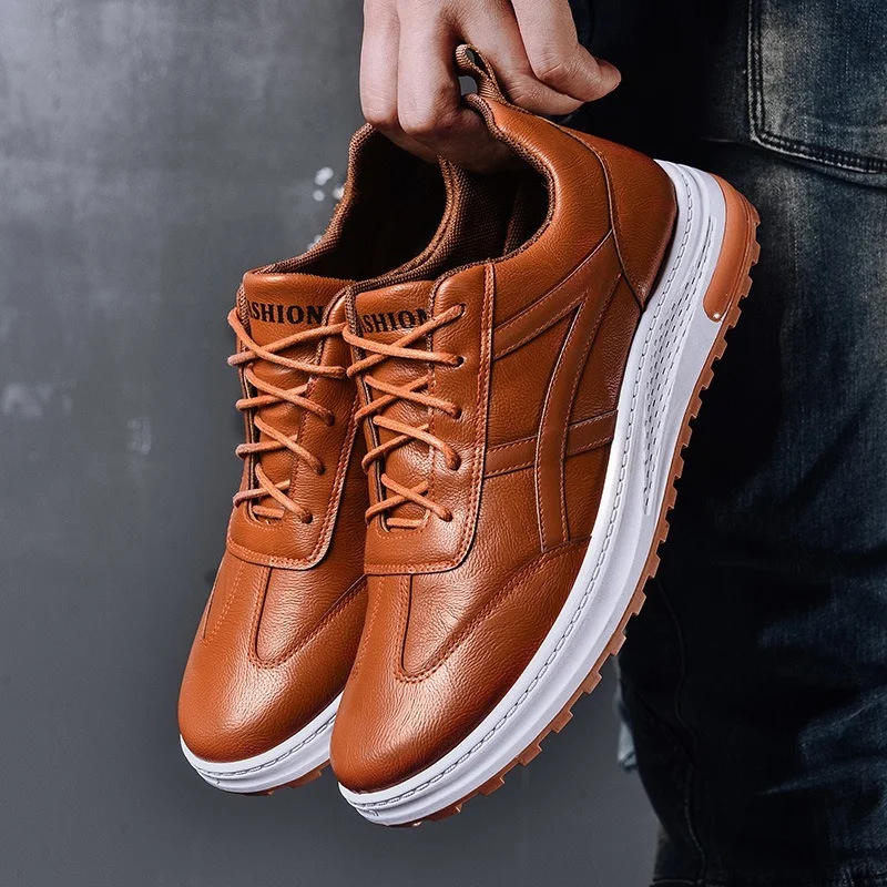 Massimo Handmade Leather Sneakers - Image 4