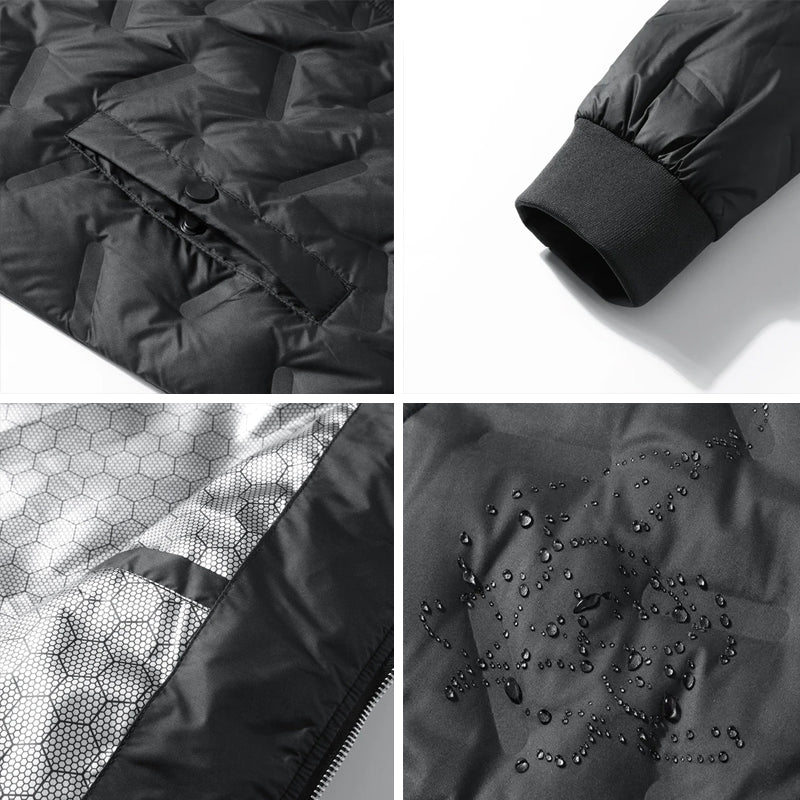 Massimo Quilted Bomber Jacket - Image 13