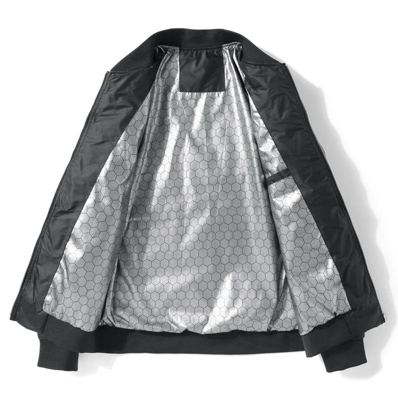 Massimo Quilted Bomber Jacket - Image 8