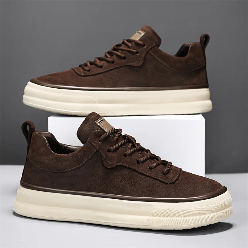 Massimo Suede Leather Sneakers - Image 2