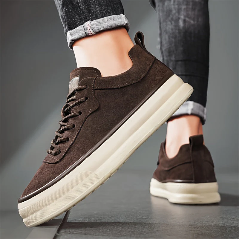 Massimo Suede Leather Sneakers - Image 5