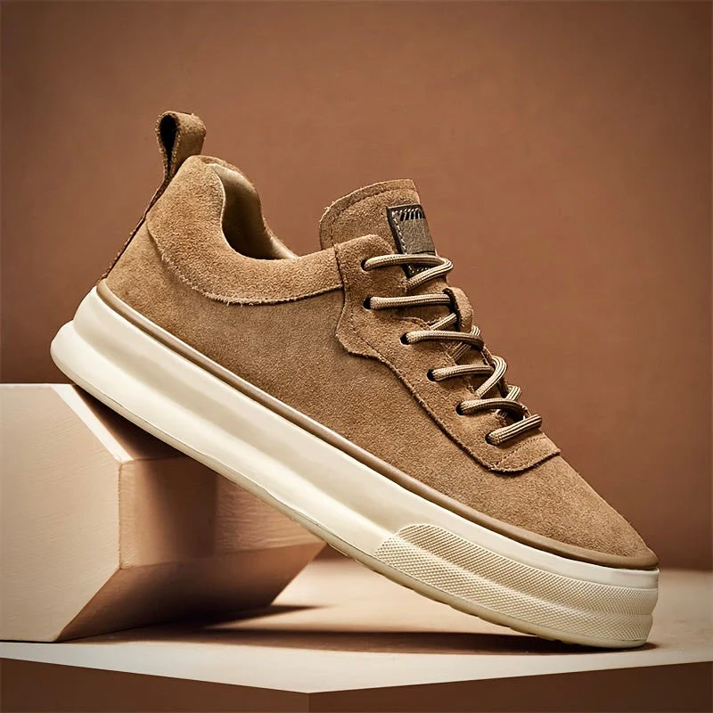 Massimo Suede Leather Sneakers - Image 6