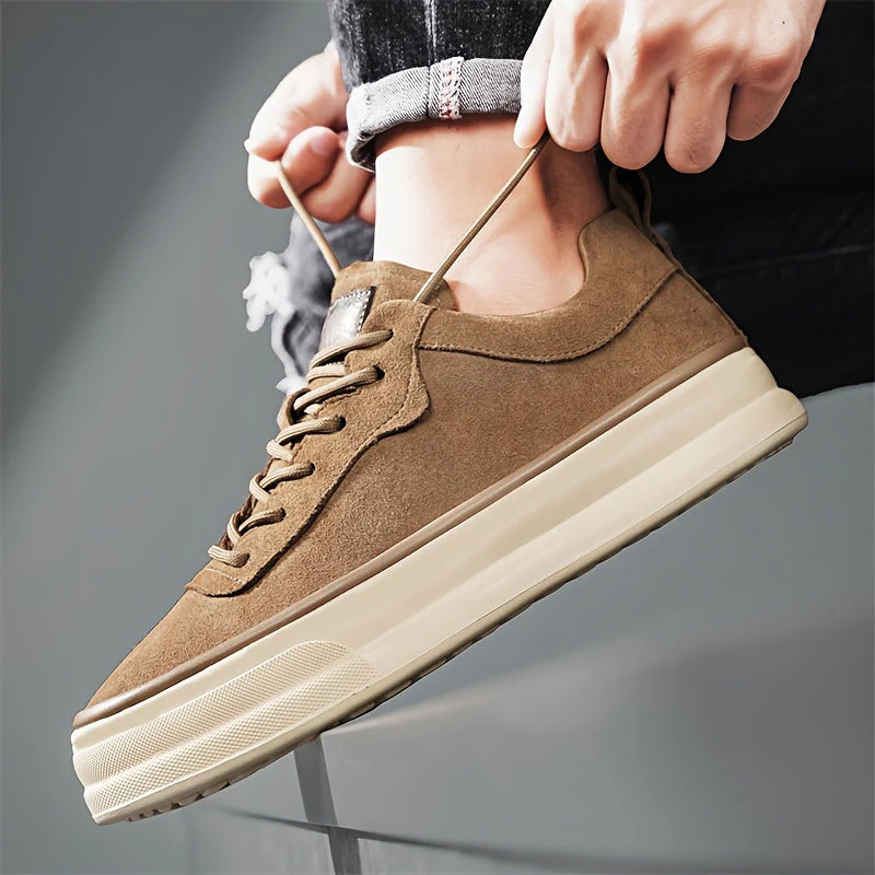 Massimo Suede Leather Sneakers - Image 8