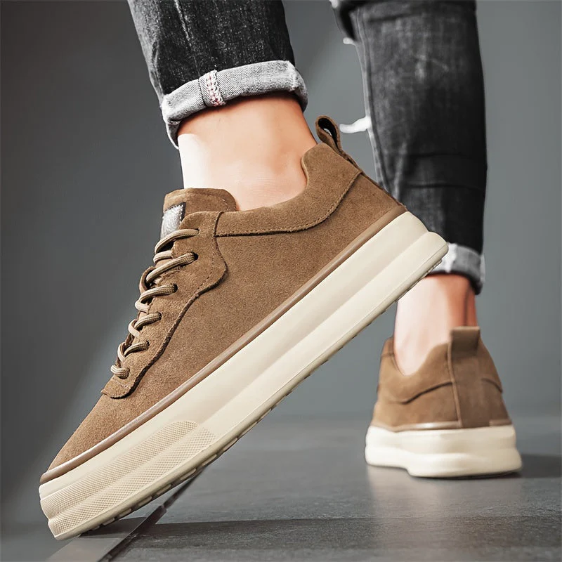 Massimo Suede Leather Sneakers - Image 9