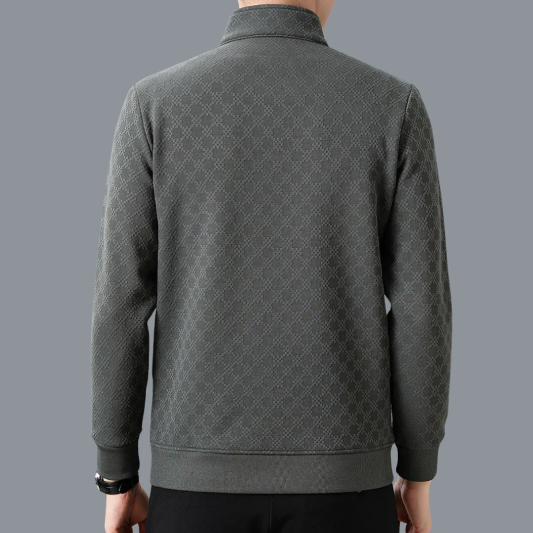 Maxwell Chequered 1/4 Zip - Image 12
