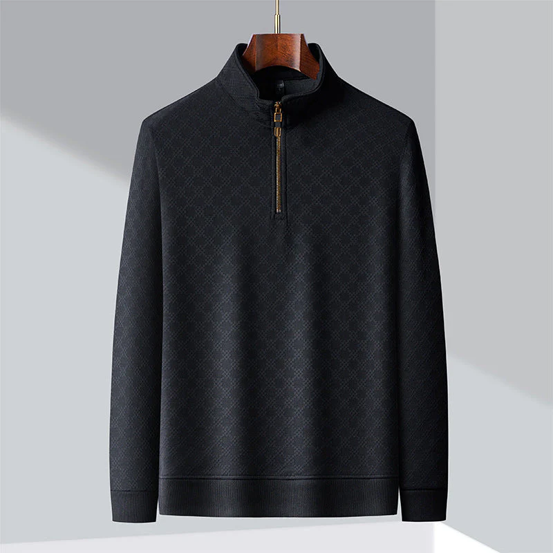 Maxwell Chequered 1/4 Zip - Image 13