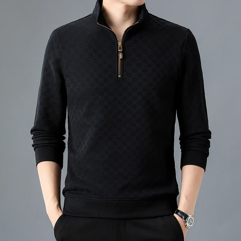 Maxwell Chequered 1/4 Zip - Image 16