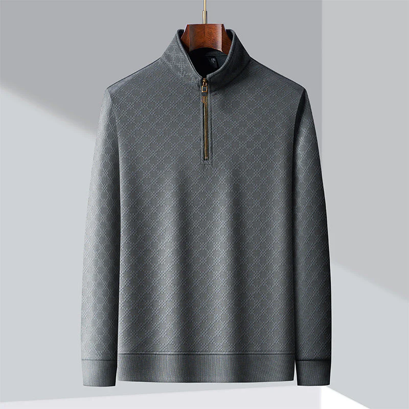 Maxwell Chequered 1/4 Zip - Image 9
