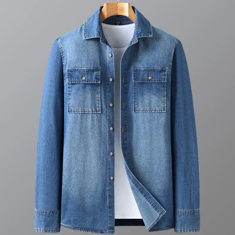 Maxwell Reed Faded Denim Shirt