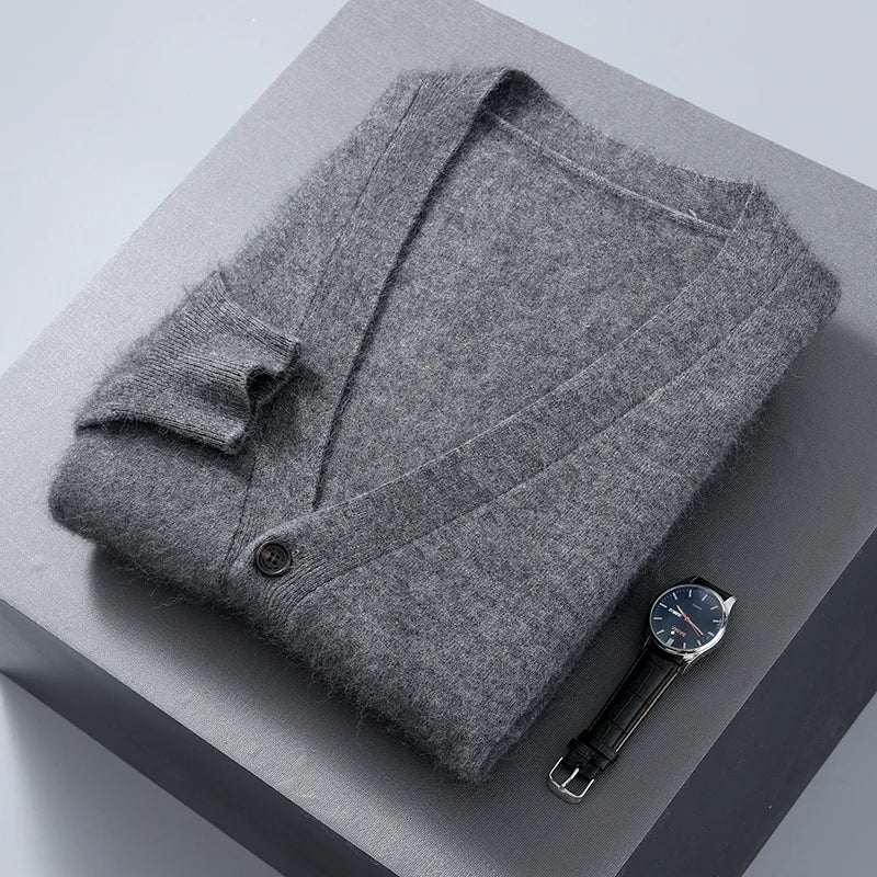 Montreal Brushed Wool Cardigan - Image 3