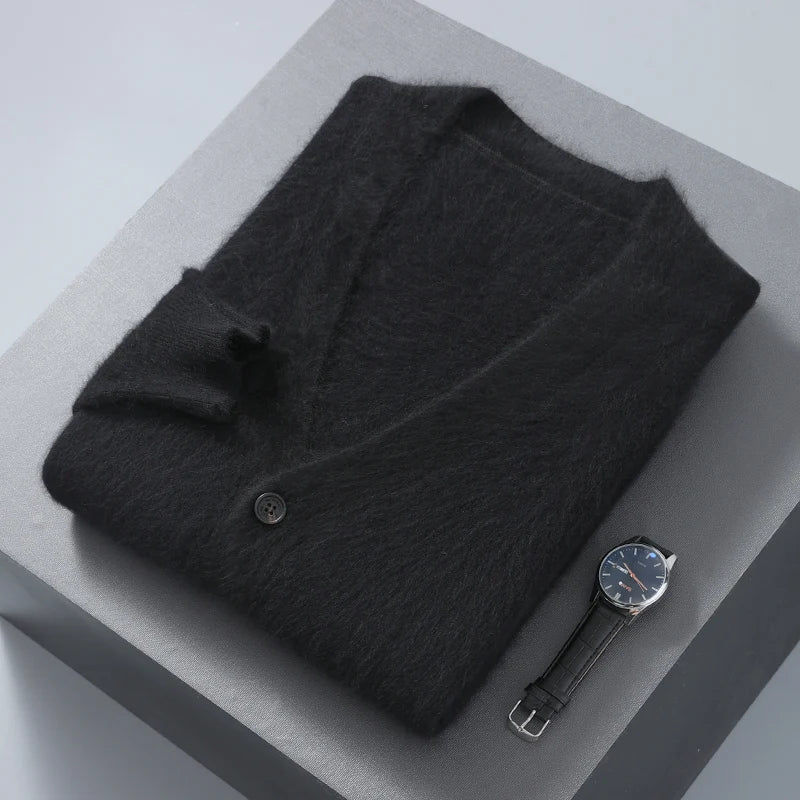 Montreal Brushed Wool Cardigan - Image 5