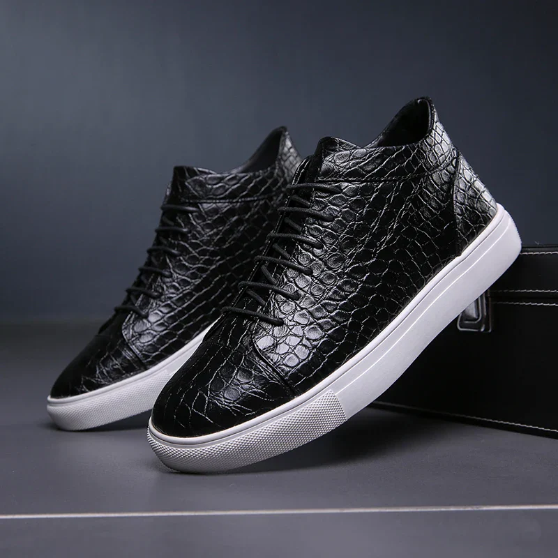 Montreal Croc-Embossed Sneakers - Image 10