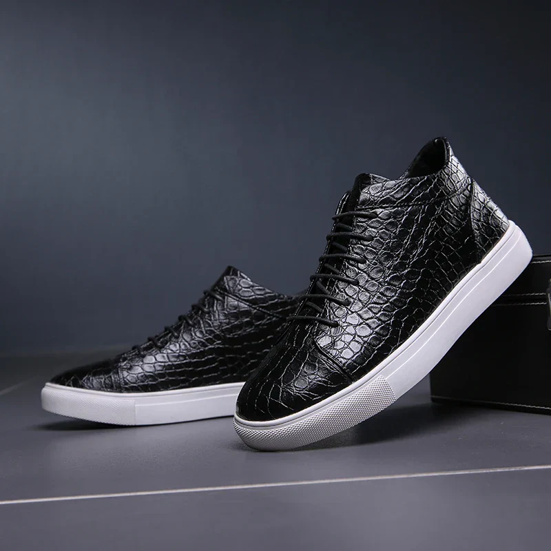 Montreal Croc-Embossed Sneakers - Image 11