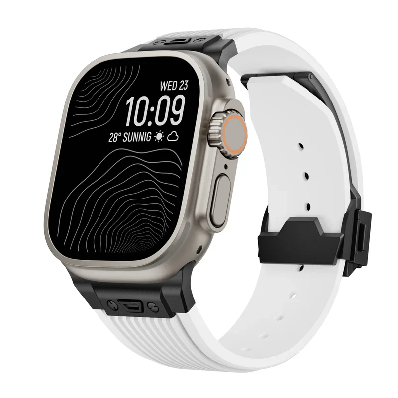 Montreal Streamlined Silicone Apple Watch Band - Image 11